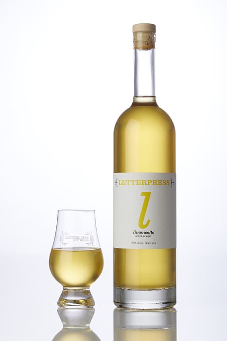 Letterpress Limoncello - Glass